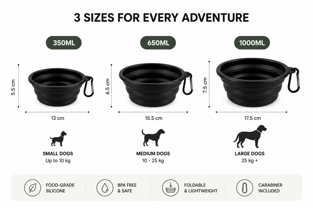 TrailPaws™ Foldable Travel Bowl